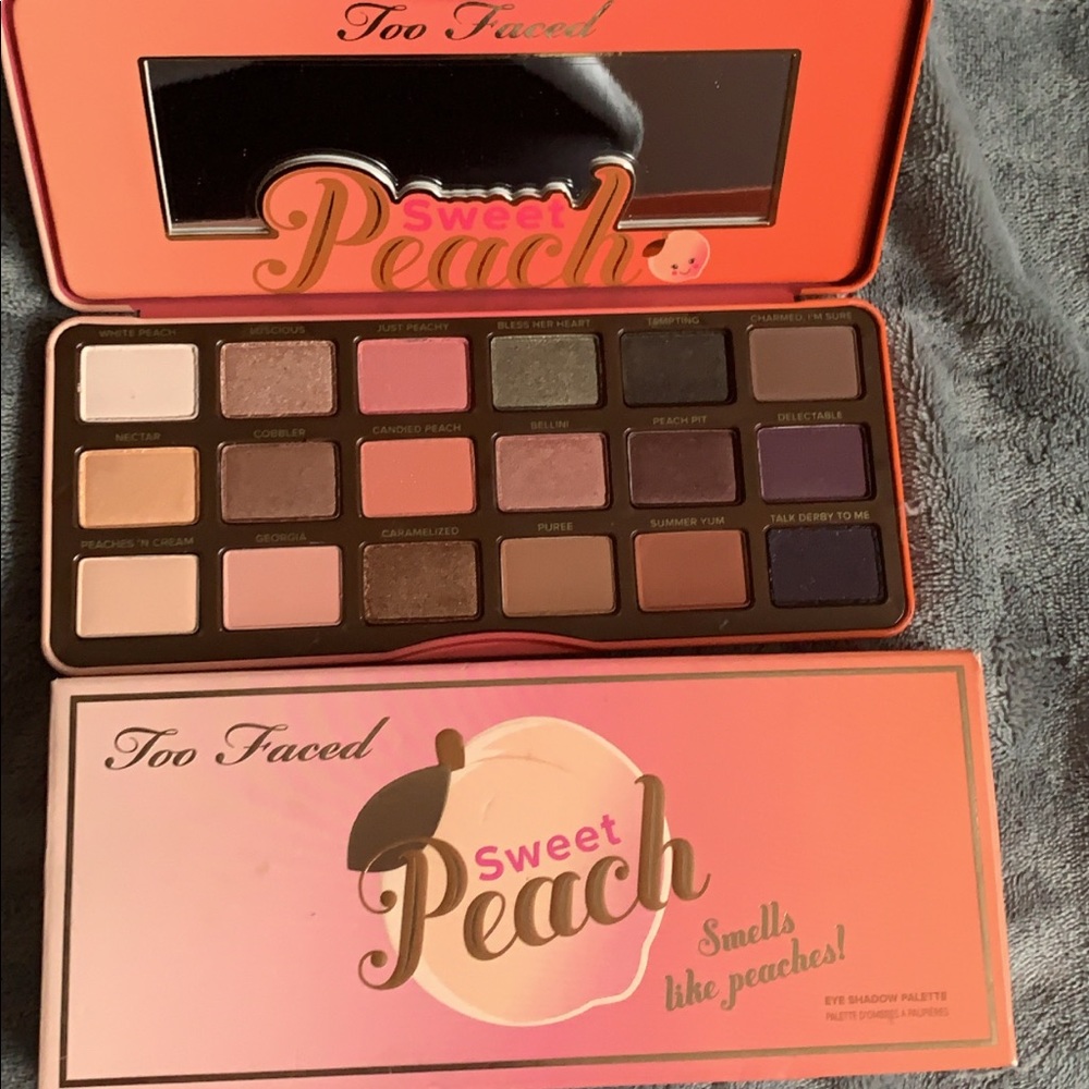 SOLD🍑Too Faced “Sweet Peach” Eyeshadow Palette - Picture 9 of 10